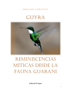 Libro GUYRA - Reminiscencias míticas (Fernando Laprovitta 2016)