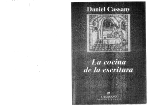 MANUAL DE LA ESCRITURA - DANIEL CASSANY