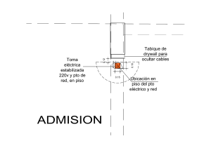 Pto eléctrico y red Admision