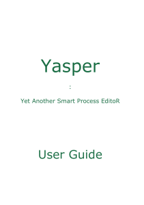 Yasper User Guide