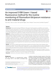 An improved SYBR Green-1-based fluorescence method for the routine