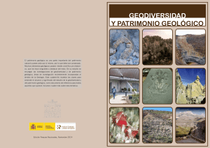 Folleto Geodiversidad y Patrimonio Geológico Nov2014