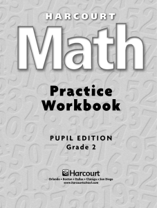 Practice Math Workbook grade 2