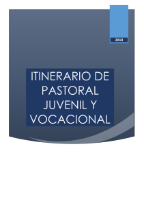 Itinerario Pastoral Juvenil y Vocacional (PJV)