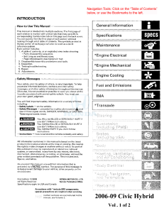 [TM] honda manual de taller honda civic 2006 al 2009 en ingles