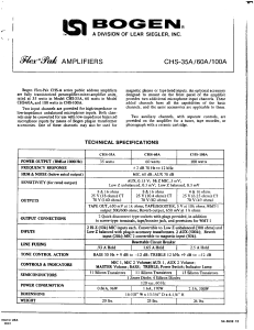 Manual Amplificador CHS35Am