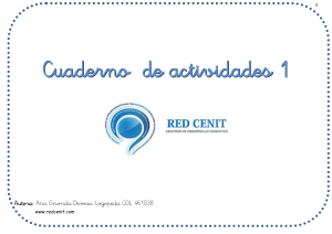 Cuaderno actividades para estimular el lenguaje Red Cenit