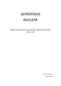 ASTROFISICA NUCLEAR