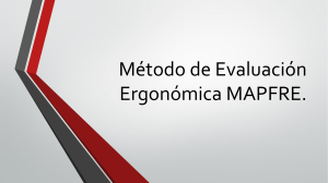 Método de Evaluación Ergonómica MAPFRE