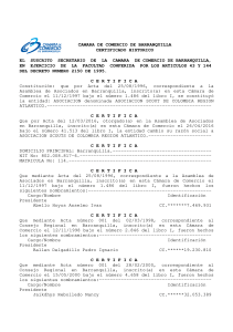 COR 20007257 ASOCIACIÓN SCOUTS DE COLOMBIA REGION ATLANTICO REPRESENTANTES LEGALES