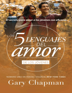 5 lenguajes del amor de los jóvenes --PDF