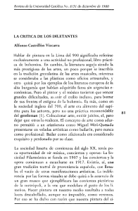 Alfonso Castrillón - Crítica de los Diletantes