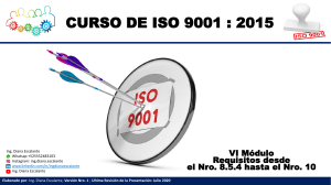 CURSO DE ISO 9001 2015 VI MODULO REQUISITOS DE LA NORMA ISO 9001 2015 DESDE EL 854 HASTA EL 10 (1)