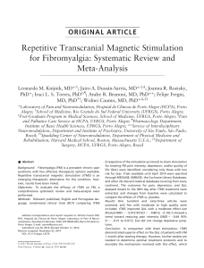 Repetitive Transcranial Magnetic Stimulation
