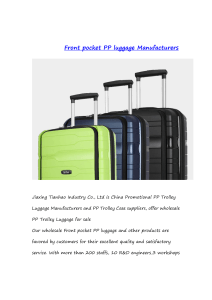 China travel luggage case Factory