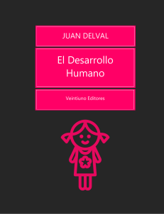 9 Nov Libro El Desarrollo Humano Juan Delval
