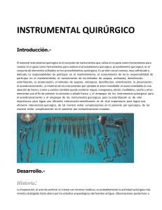 Grupal Informe- Instrumental quirurgico