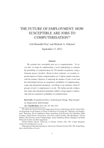 Benedikt Frey, Carl & Osborne, Michael. 2013. The Future of Employment. Oxford University Press.