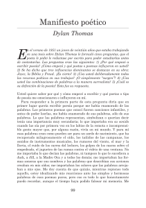 Manifiesto.Dylan Thomas