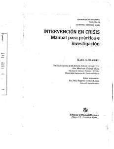 Intervención en crisis (2da ed.), Karl A. Slaikeu.compressed (1) (1)