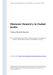 Ebenezer Howard y la Ciudad Jardin