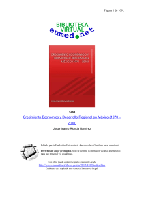 1263 Crecimiento Economico y Desarrollo Regional en Mexico (1970-2010)