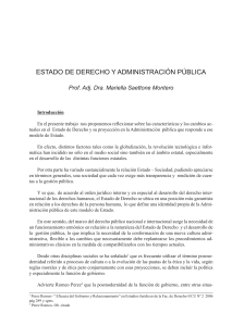 Estado y Administración Púbñica. Mariella Saettone Montero