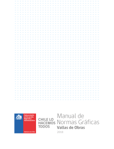 Manual de Normas Gr&aacute;ficas Vallas de Obras SUBDERE Chile