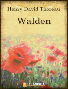 Walden-Henry David Thoreau