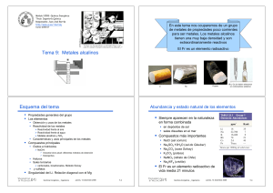 tema 9 alcalinos