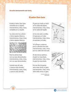 [008][08-05-2020] Lectura - El Gato y actividades (Lenguaje)