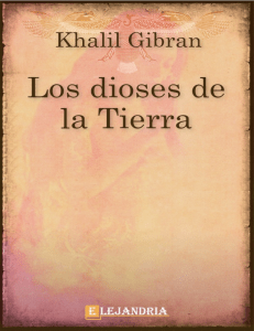 Los dioses de la Tierra-Khalil Gibran
