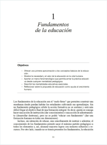 Tema 1 Los fundamentos de la educacion