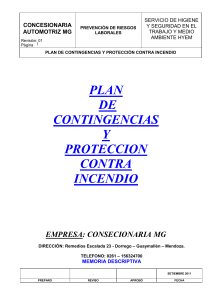 PLAN DE CONTINGENCIA-CONSECIONARIA MG