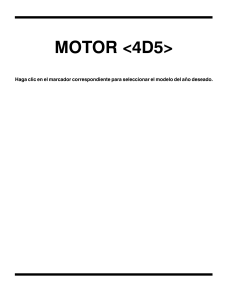 [MITSUBISHI] Manual de taller motor 4d56