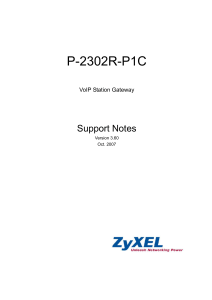 Manual Zyxel P-2302R-P1C version 3.60