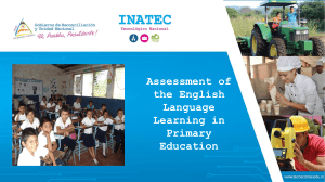 Assessment of the English Language Learning in Primary Education