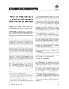 Artículo Acceso medicamentos y situación del mercado farmacéutico 16