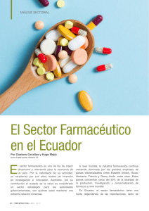 Artículo El sector farmaceútico en Ecuador