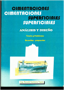 CIMENTACIONES SUPERFICIALES analisis y diseño CONCRETO 2