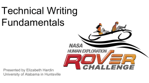 Technical Writing Fundamentals