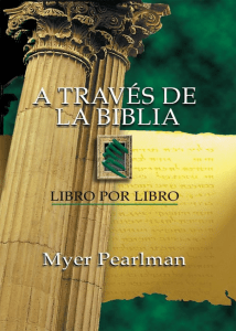 A TRAVES DE LA BIBLIA-Myer Pearlman