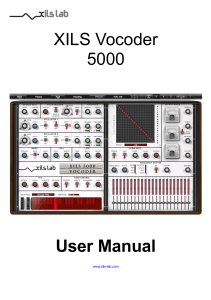 XILS 5000 user manual