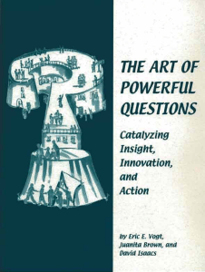 The art of powerful questions