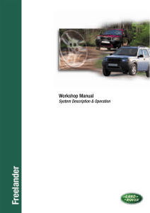 Freelander Workshop Manual (2001+)