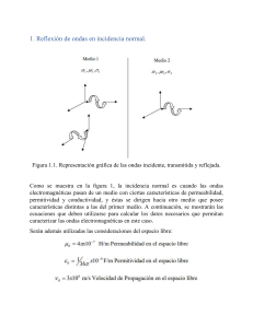 Reflexi&oacute;n de Ondas Electromagn&eacute;ticas: Incidencia Normal y Oblicua