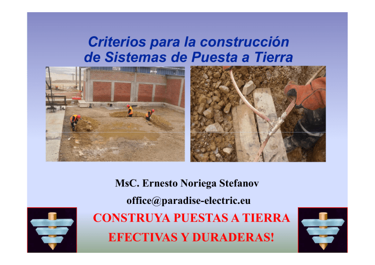 Criterios TOMA DE TIERRA CON PLETINA SPT