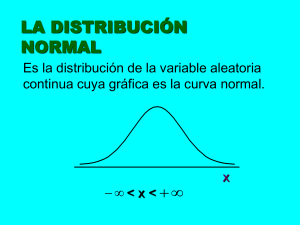 La Distribucion Normal