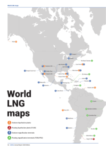 2020 GIIGNL - World Map LNG Infrastructure
