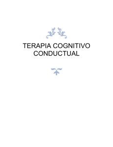 Terapia Cognitivo Conductual